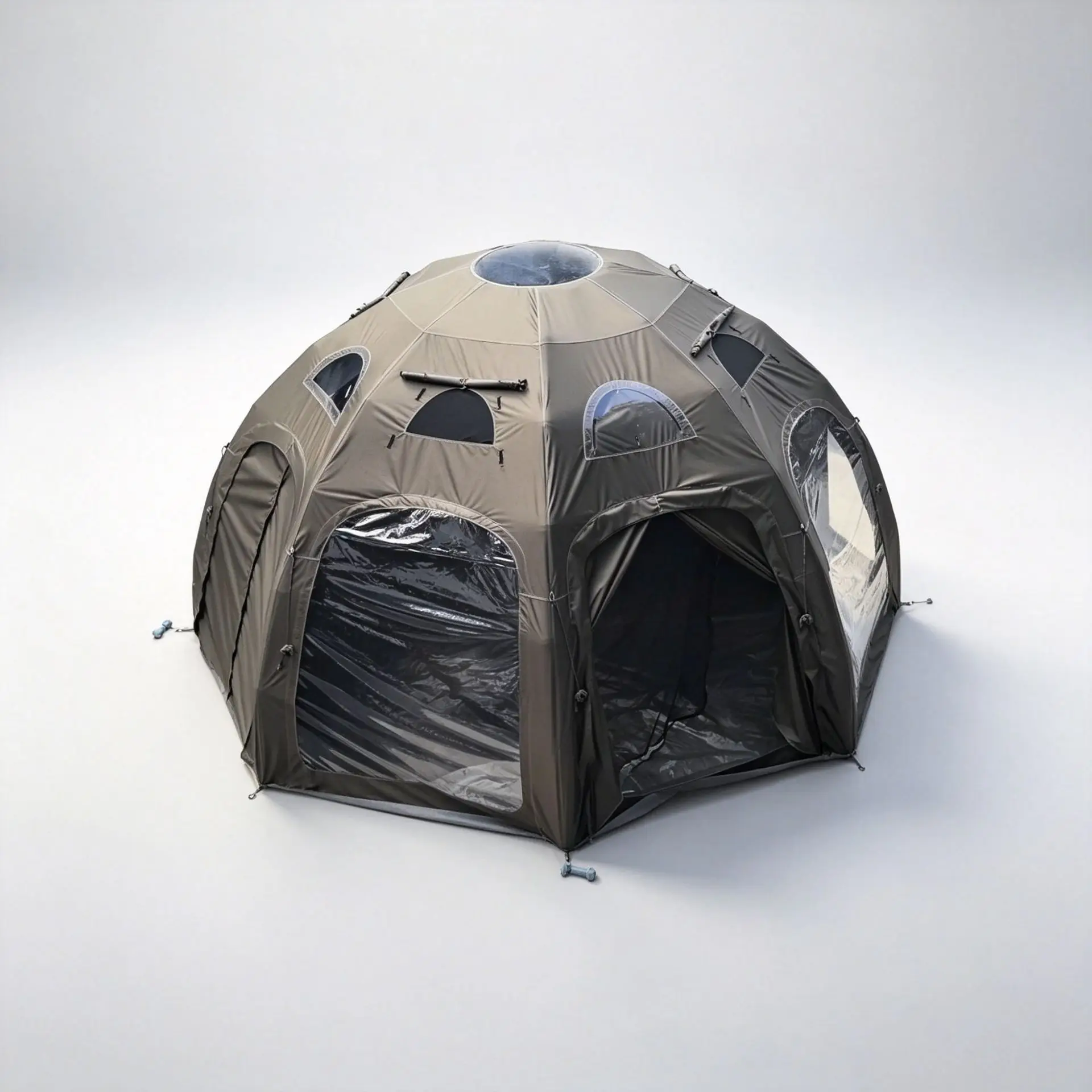Inflatable Bubble Dome Tent, Clear View Oxford Camping Tent Attachment for SUV Tailgate & Resort