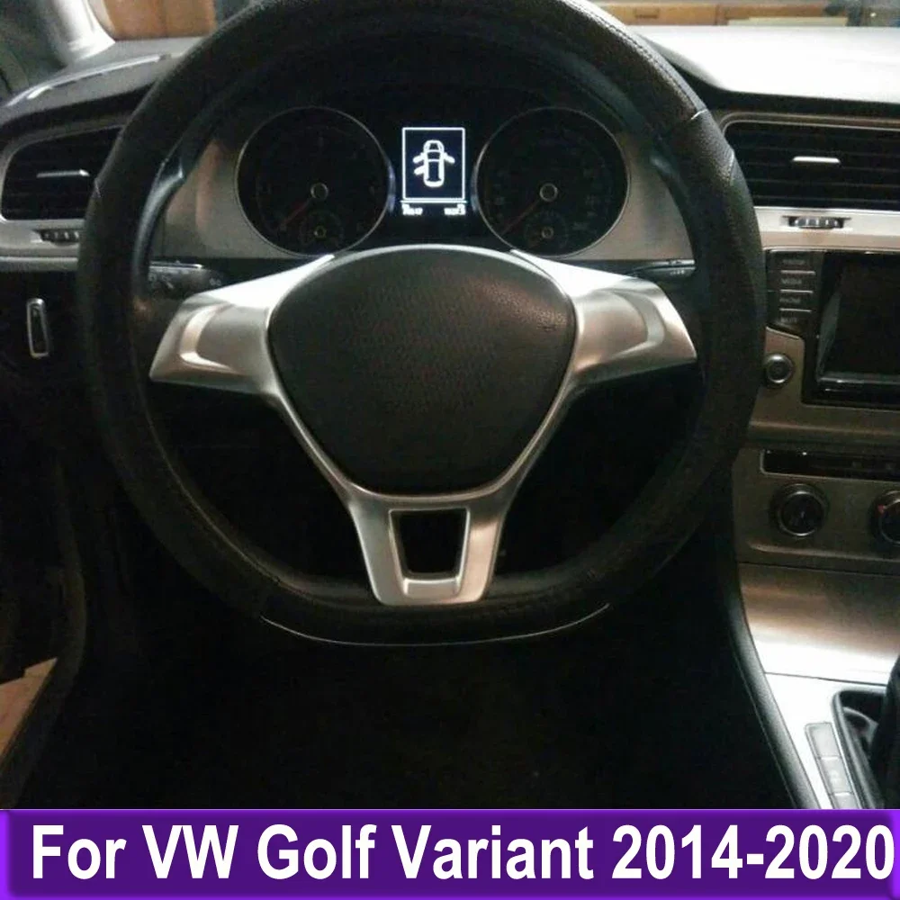 

Car Accessories Steering Wheel Protective Cover Sticker Styling Trim For Volkswagen Golf Variant 2014-2017 2018 2019 2020