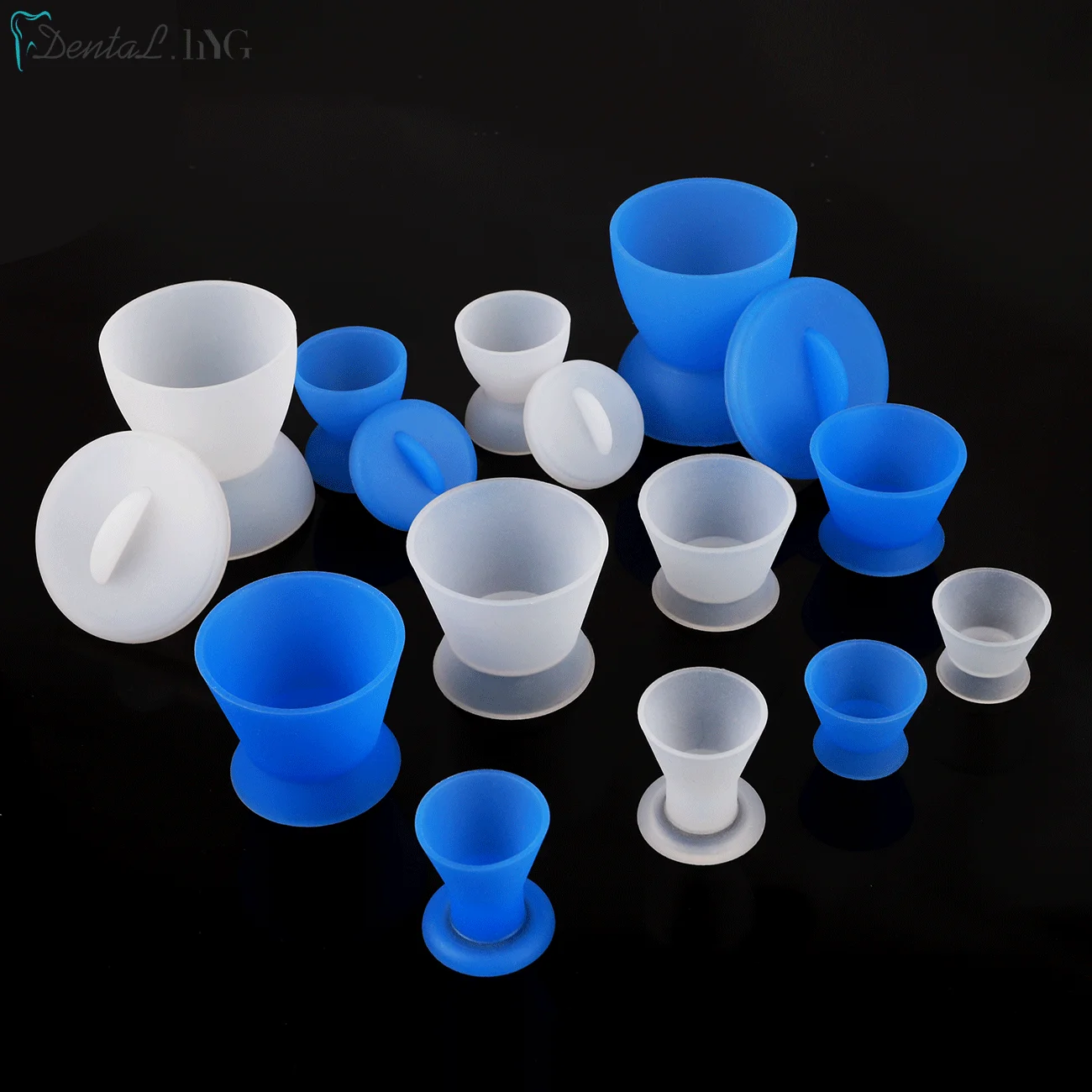 Mixing Cup Silicone - كوب خلط سيليكون للأسنان بـ 6