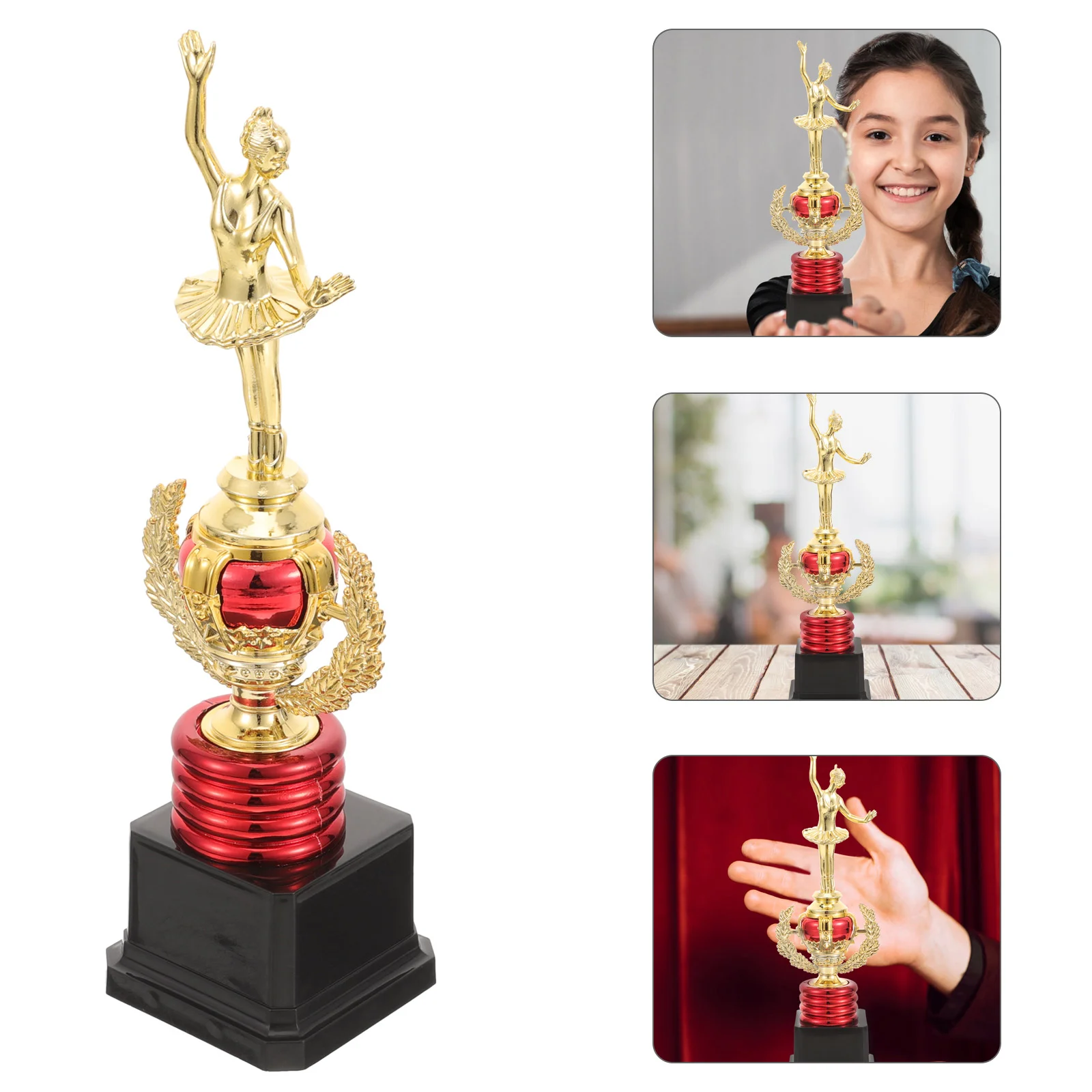 

Кубок 28 см для пластиковых трофей, призы для балета, танцев, трофеев, детей, пластиковый трофей для девочек, сувениры для танцев, детского сада