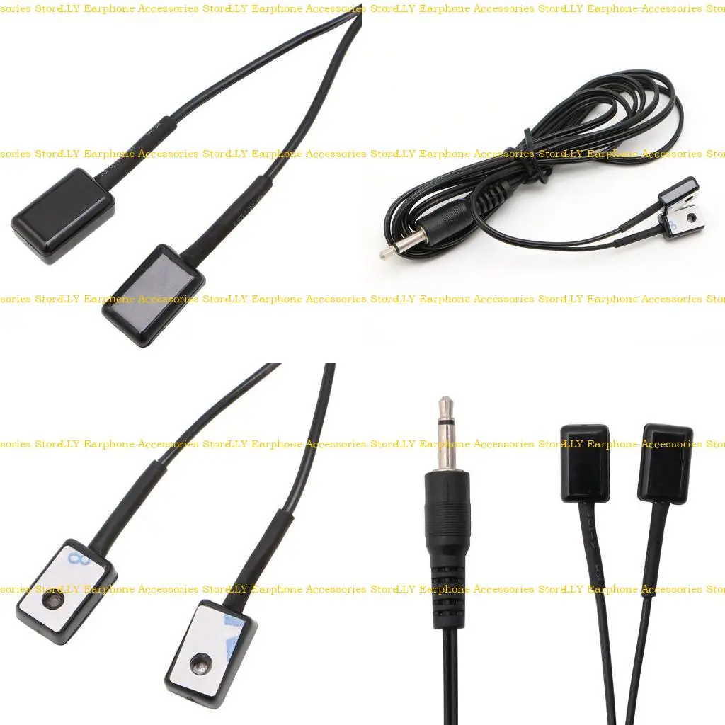 

462E IR Emitter High Speed IR Double Emitter Extender 3.5mm Cable Adapter