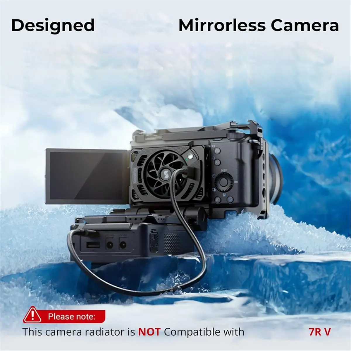 DTC5  TEC Cooling Fan Cameras ZV-E1/ZV-E10/ZV-1/A7 IV/A7S III/A7C/A7C II/A7CR/A6700/FX3/FX30 5152
