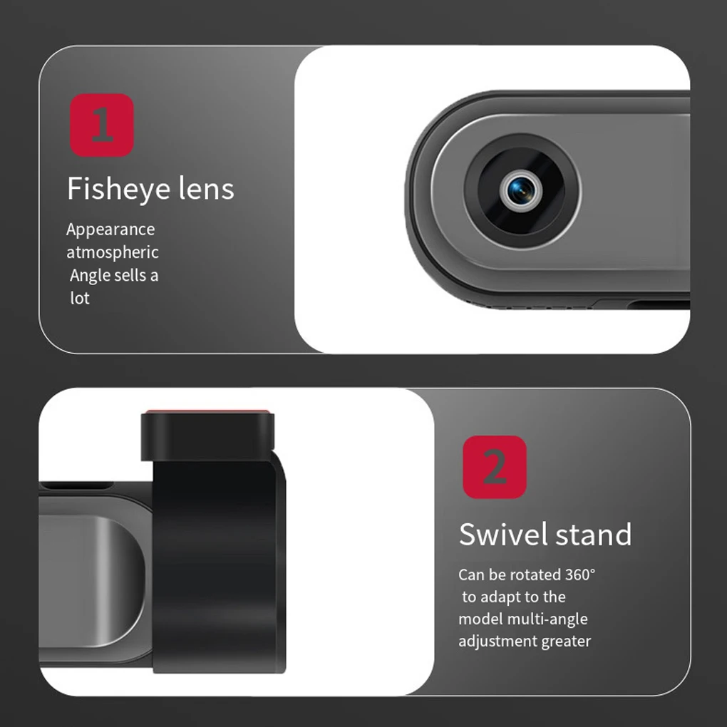 يمكن تدوير 360 °   كاميرا فيديو DVR مظهر معدني كاميرا داش حلقة تسجيل بيع متعددة