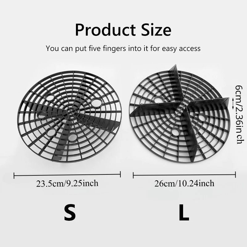 Car Wash Grit Sandstone Isolation Net Insert Water Bucket Scratch Dirt Filter Cleaning Car Filter Accessories