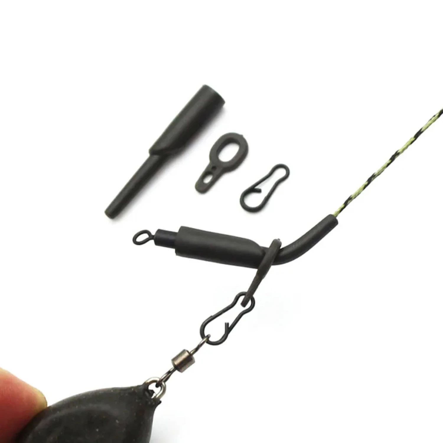 Run Rig Kit Accessories  Carp Fishing Running Rig Ring Rubber Beads  Carp Rigs Hair Rig Tackle