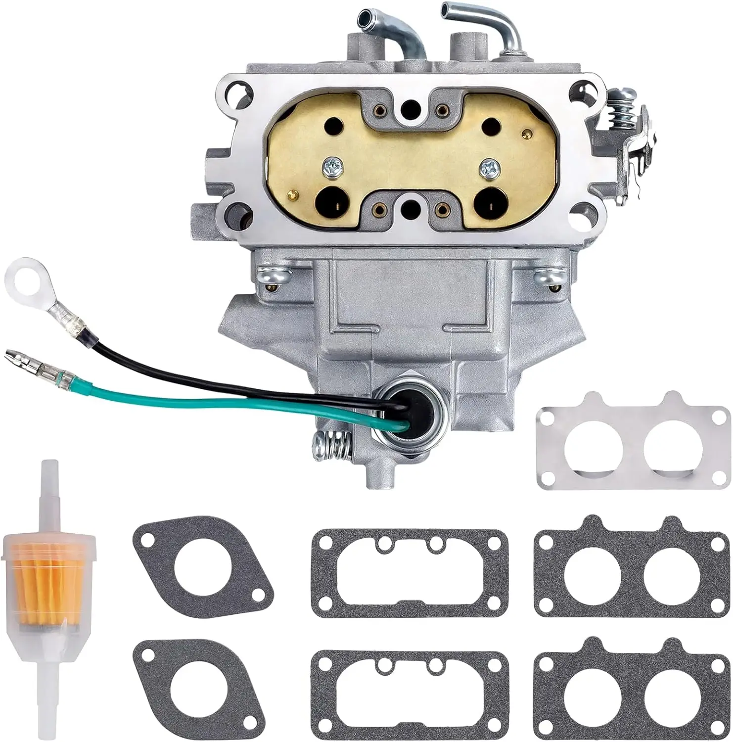15003-7077 15003-7041 Carburador Nuevo para Motor Kawasaki FH601V de 19 hp y 4 Tiempos con Juntas