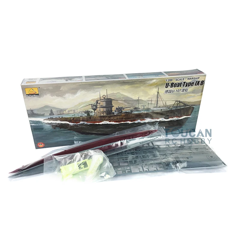 

MiniHobby 1/200 German U-Boat Type IX B Submarine Model Kit 80914 with Motor DIY Assembly for Adult