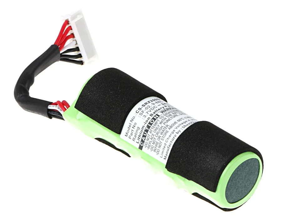 Speaker Battery For Sony SRS-X2 9-885-197-08 SF-02 Capacity 2400mAh / 8.88Wh Type Li-ion Volts  3.70V