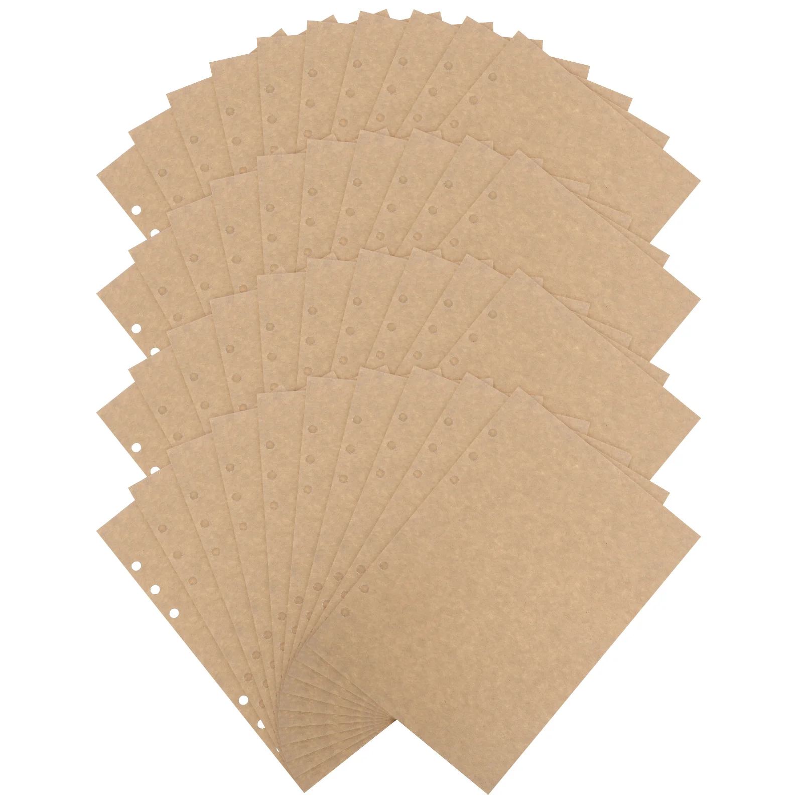 

45 Sheets A5 Loose Leaf Paper 6 Ring Binder Refills Planner Inserts Flexible Efficient Planning Spiral Notebook Refills