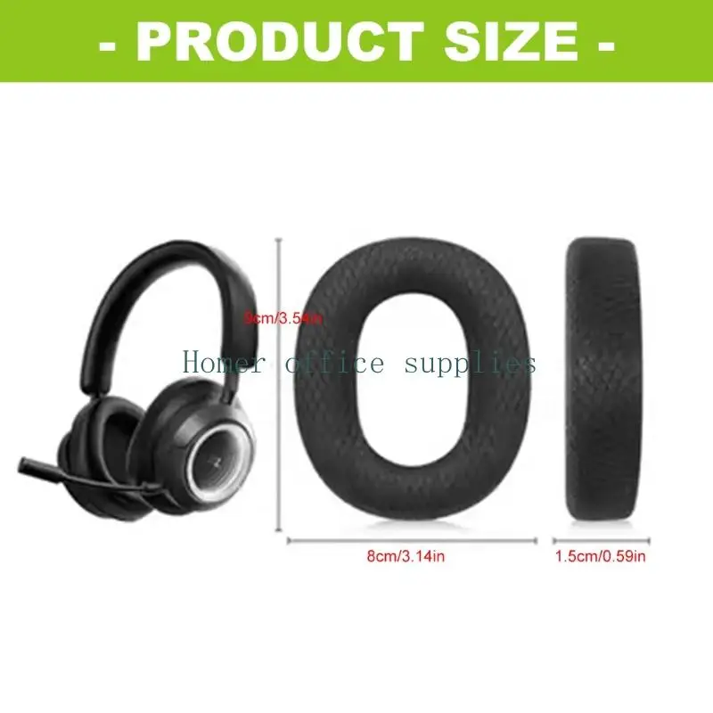 K43B Replacement Earpads Sponge Ear Pad Comfortable Earmuff for Hecate Space - view 6