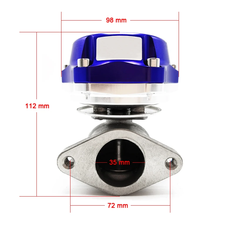 38mm 2 Bolts External Turbo Wastegate Adjustable