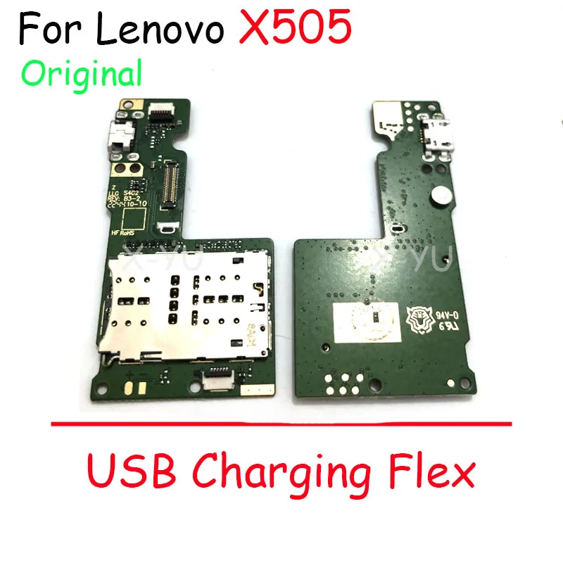 Lenovo 탭 오리지널 USB 충전 보드 독 포트 플렉스 케이블, TB M8 M10 Plus X505 X505F X606 X606F 7305 8505 8705 X306 J606