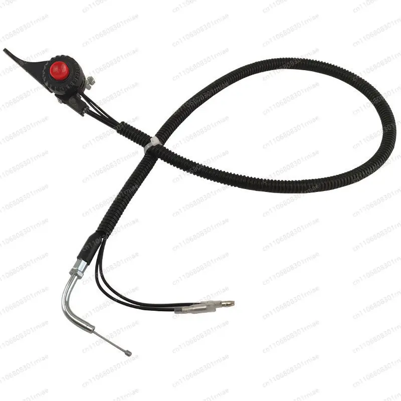 Four-stroke small micro-tiller rotary tiller  engine power throttle line switch handle switch button assembly