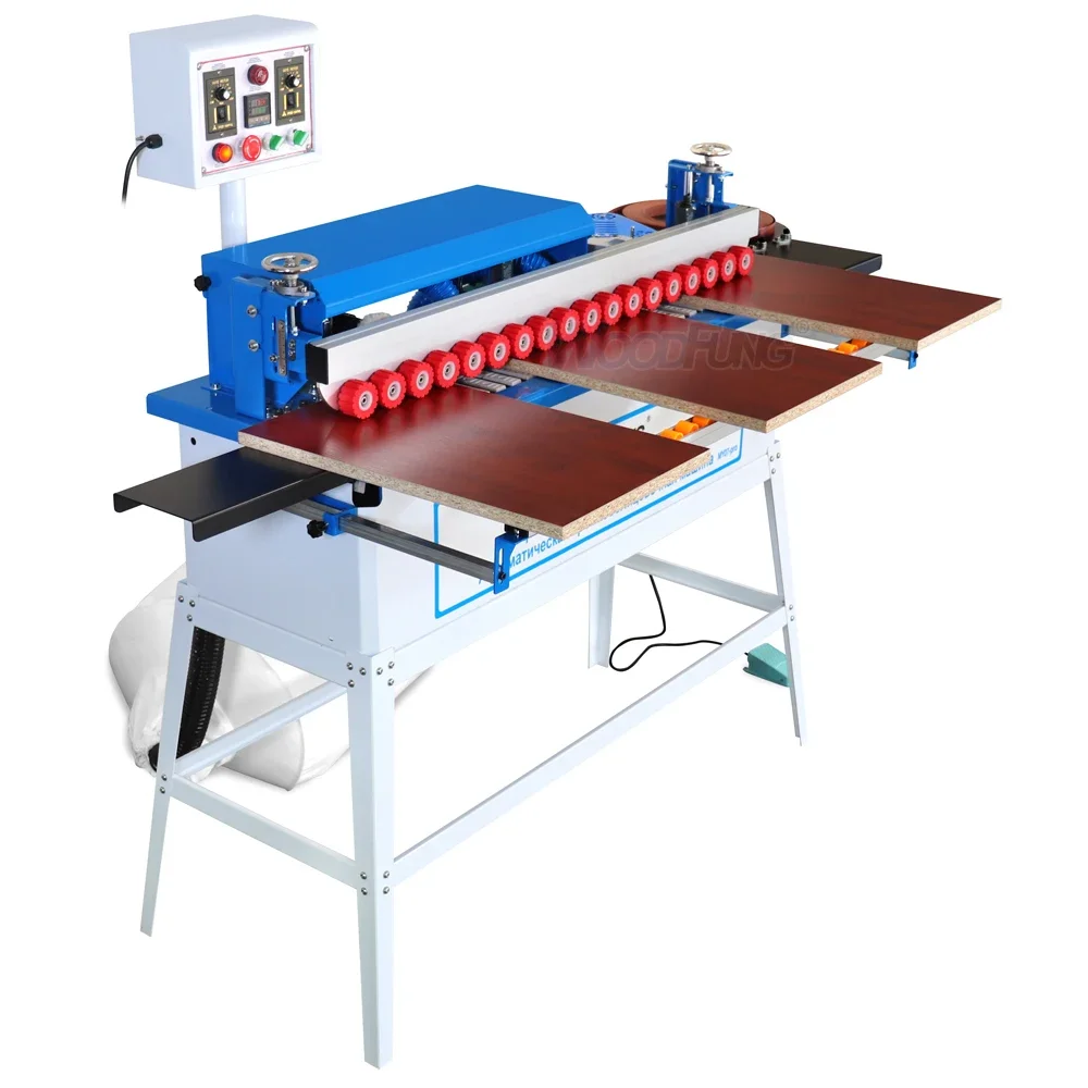 mini MDF double pvc edge trimmer automatic edge banding machine