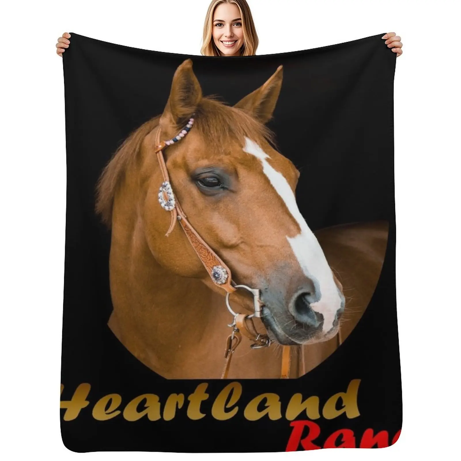 

Heartland Ranch Throw Blanket halloween Bed covers Blankets For Sofas Bed Blankets