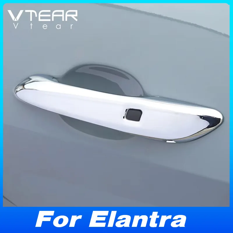 

Vtear Car Door Handle Cover Door Pull Decoration Protection Sticker Styling Exterior Accessories Parts For Hyundai Elantra 2021