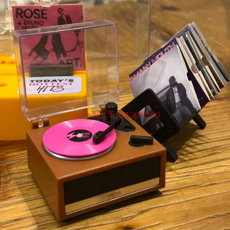 Genuine Surprise Doll ZURU Mini Brands Real Working Vinyl Record Player Miniature Really Spins  Plays Music Collectible Adult view 4