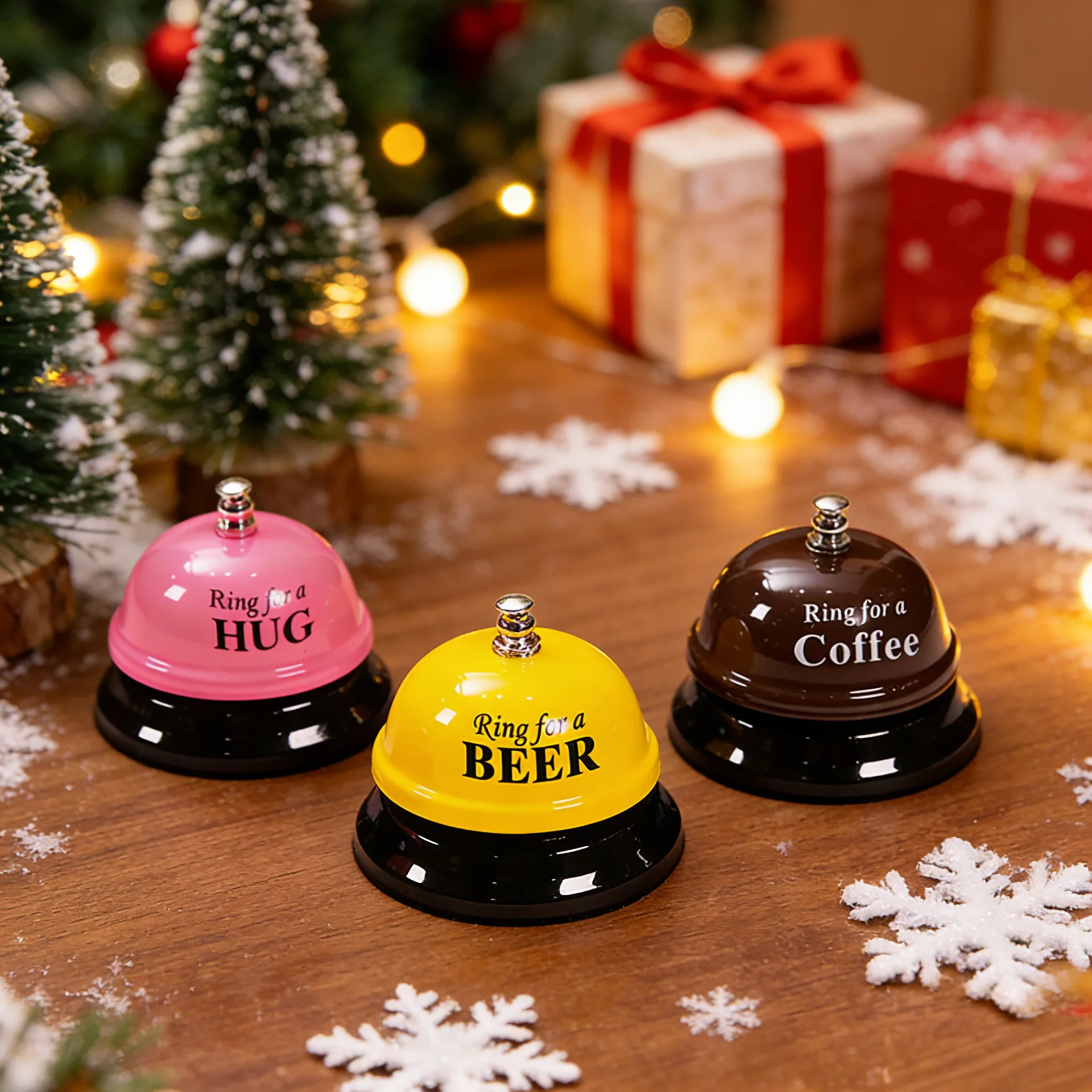 2027 Unique Christmas Decorations, Service Doorbell Buzzer, for Office Desk Kitchen Hotel Counter Reception Restaurant Home Bar