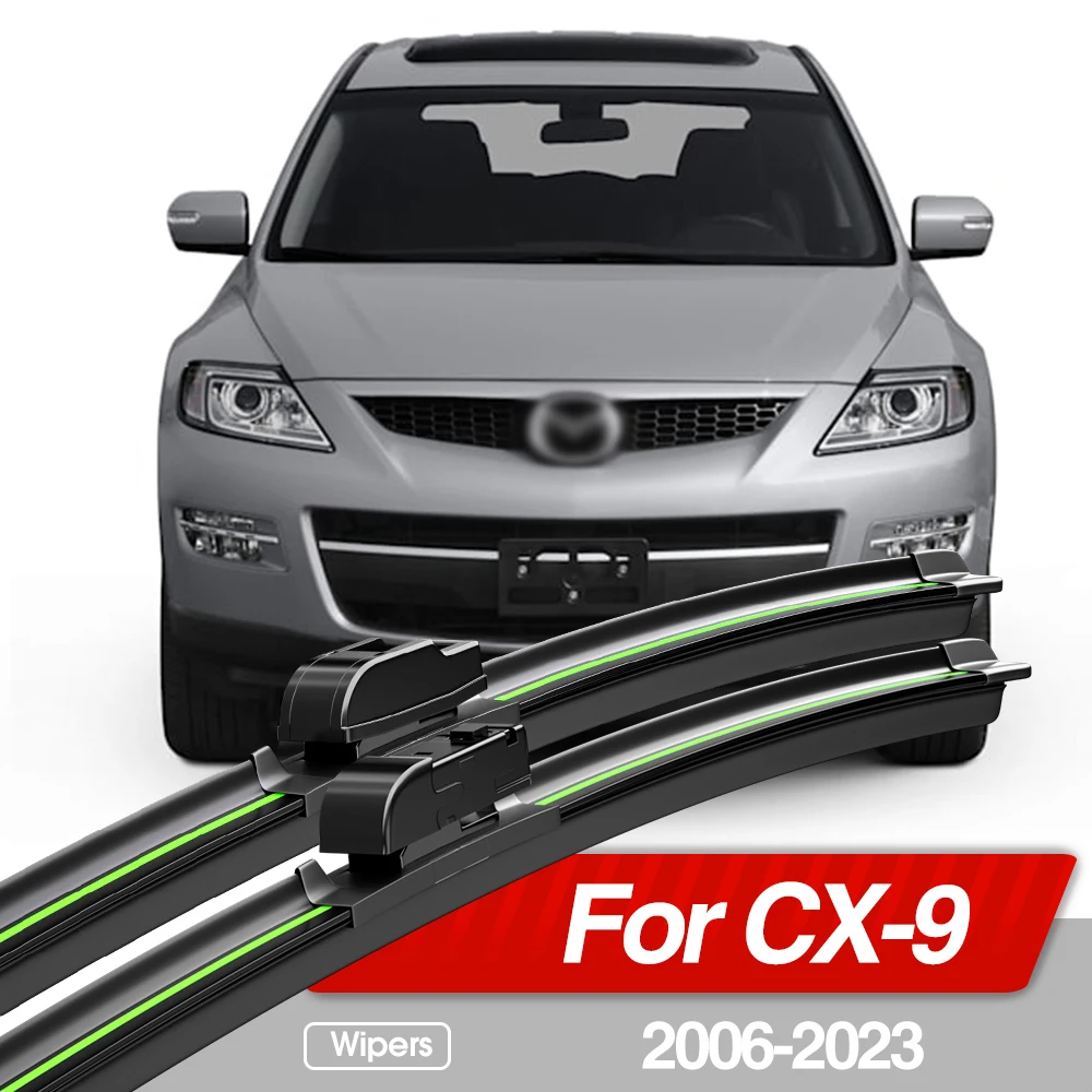 

For Mazda CX-9 CX9 CX 9 2006-2023 Front Windshield Wiper Blades 2pcs Windscreen Window Accessories 2007 2009 2015 2016 2019 2020