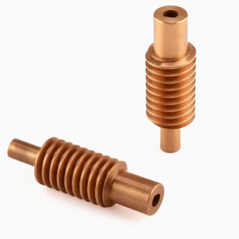 خدمات التصنيع باستخدام الحاسب الآلي عالية الدقة عمود ملولب نحاسي