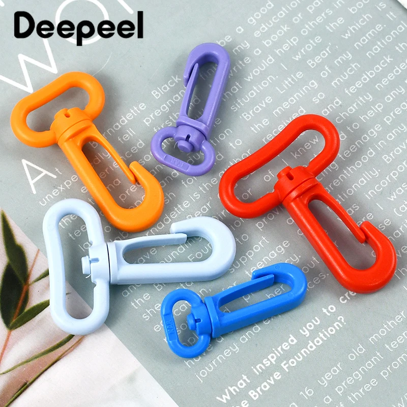 10/20Pcs Deepeel 13/20/25/31mm Plastic Hook Buckle Lobster Clasp Pet Collar Backpack Strap Clothes Carabiner Snap DIY Accessory