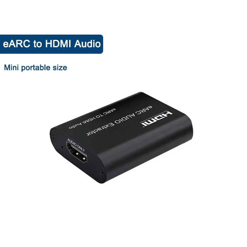 EARC Audio Extractor EARC To HDMI Audio Converter Splitter TV To Amplifier Soundbar Speaker Support CEC 5.1CH 7.1CH 7.1 Sound
