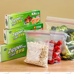 40 Pcs Food Bags Fruit and Vegetable Plastic Wrap Storage Bag Food Grade Preservation Storage in the Kitchen Home Accessories Co