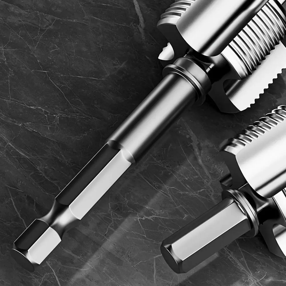 Regali Aggiornamento Apri foro interno per tubo dell'acqua Apri filettatura universale per tubo dell'acqua a 4 punti a 6 punti Punte da trapano per filettatura interna manuale