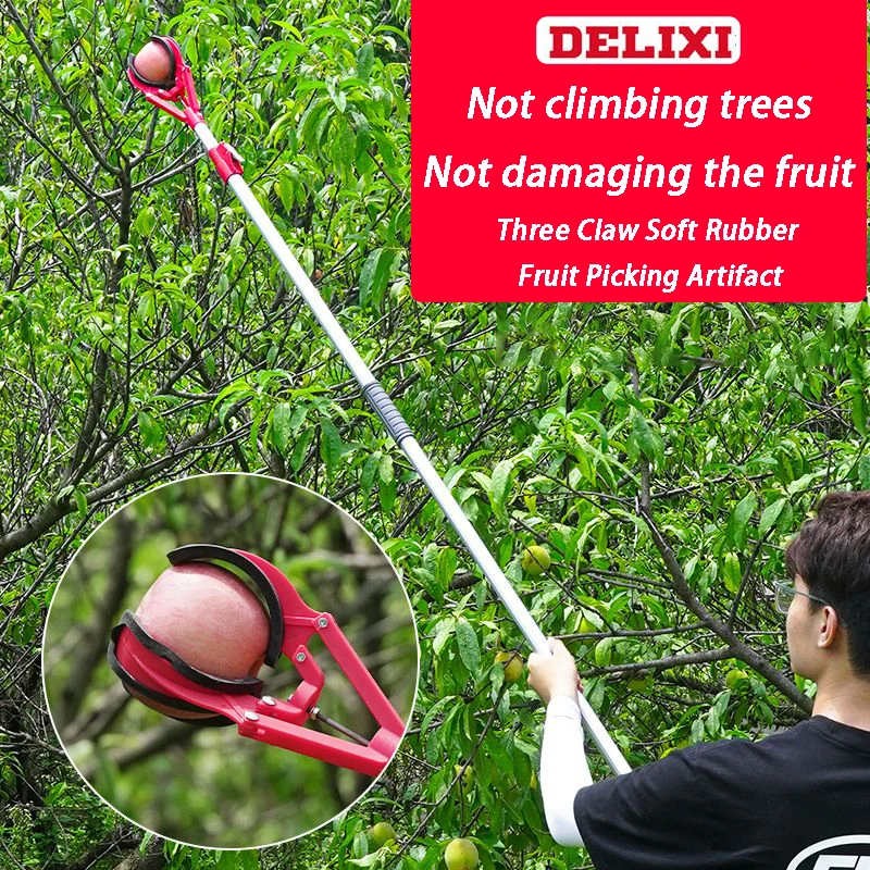 Imagem -02 - Delixi-picker Frutas Portáteis Fruit Picking Collector Tools Picking Device Jardinagem Profissional Jardinagem Agricultura Suprimentos