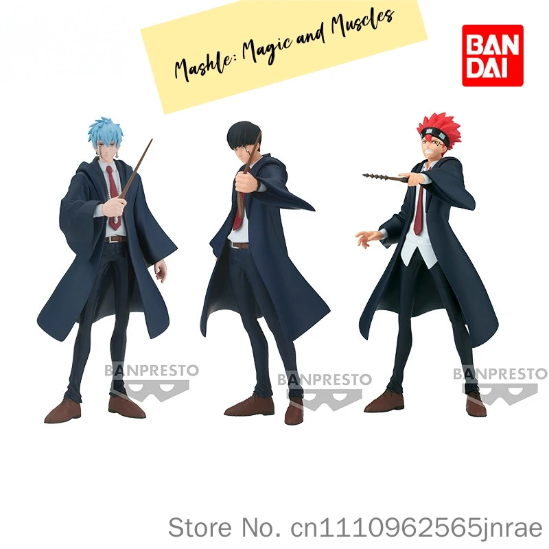 

In Stock Original Banpresto Dxf Anime Figure Mashle Magic And Muscles Mash Burnedead Collectible For Adult Collection