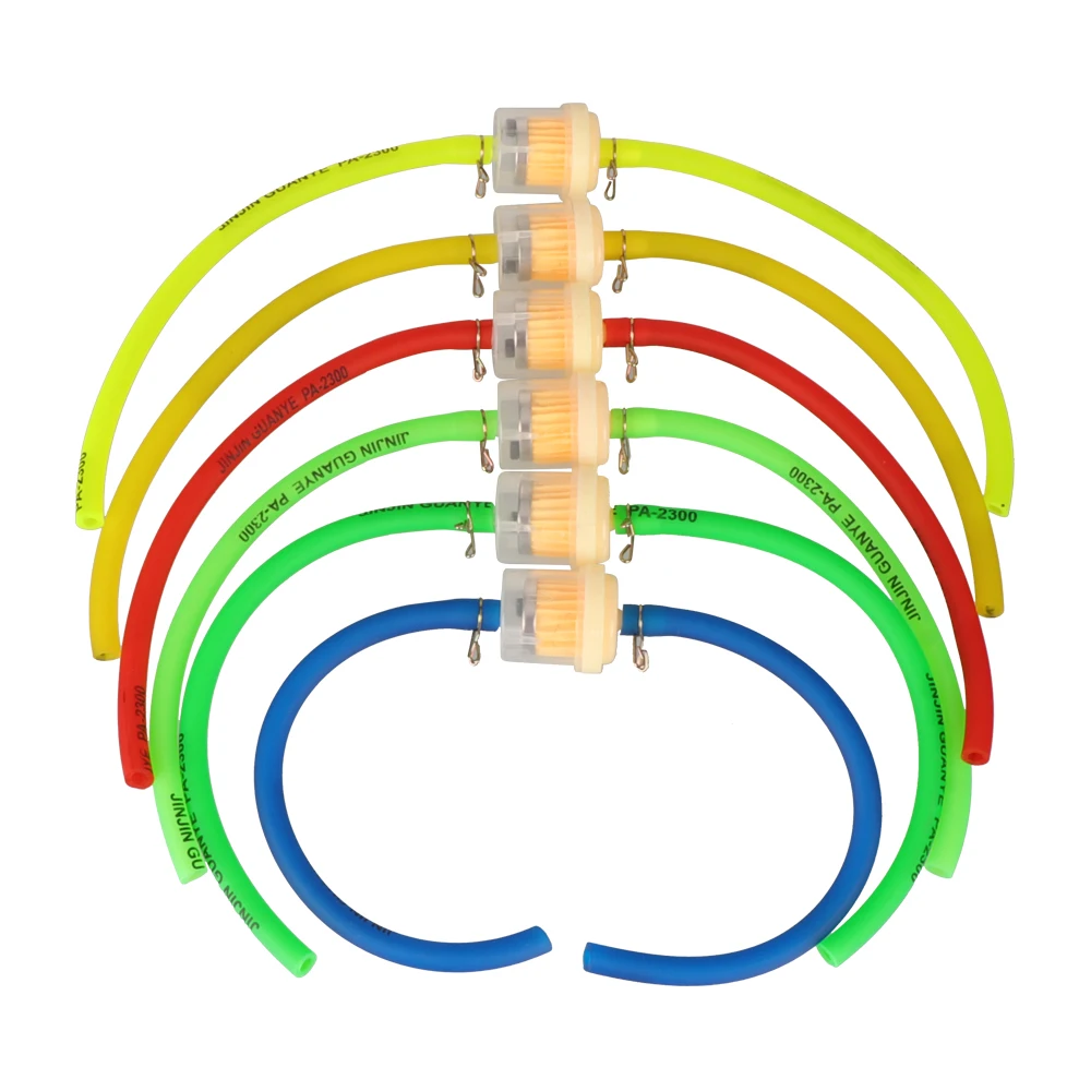 

Petrol Hose Fuel Rubber Tube Line 6mm Fuel Valve Pump Tank Closed Replacement For Moped Dirt ATV Moped Scooters Pack Pocket Bike