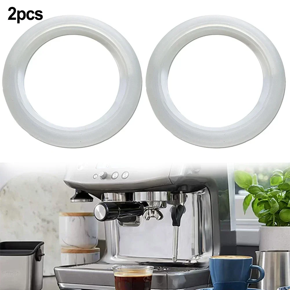 2pcs Silicone Sealing Ring For Coffee Brew Head Seal 800ES/192 800ES ESP6 ESP8 BES230 50mm Coffee Tool Accessories