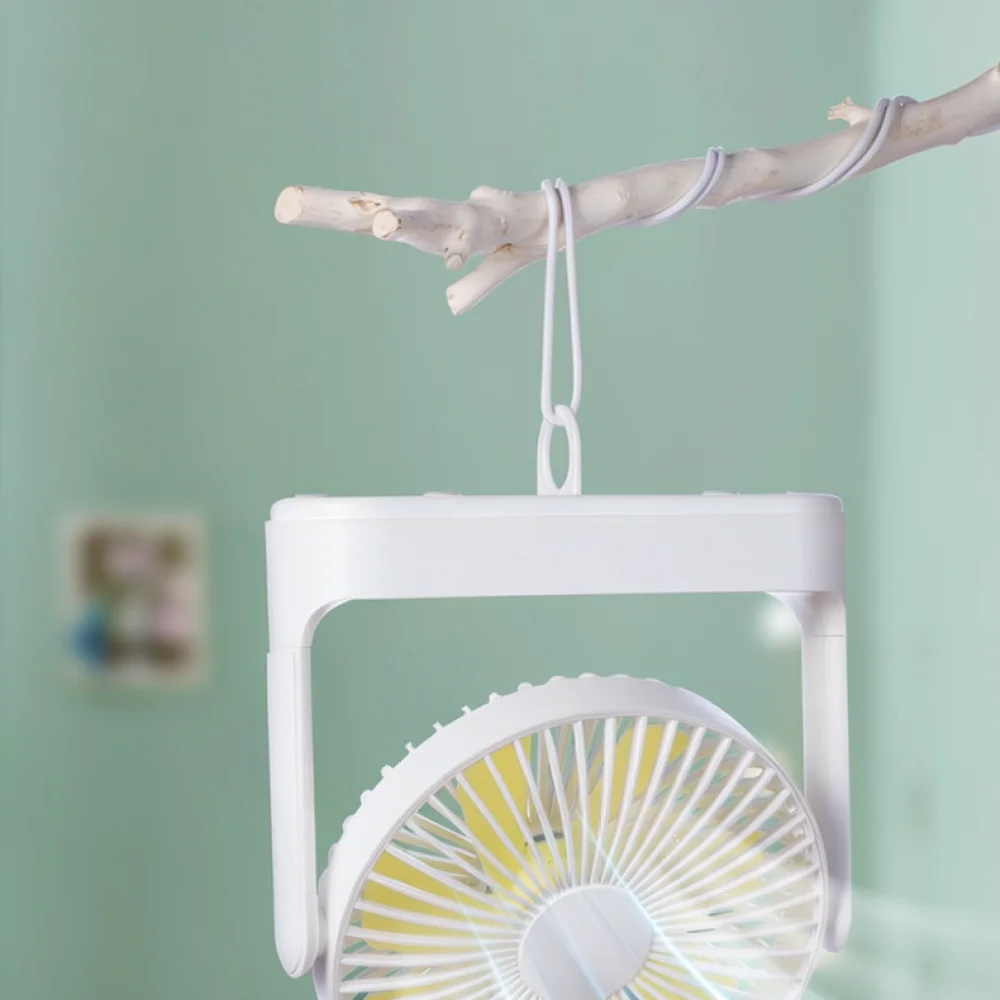Mini Electric Fan USB Desk Wall Fan Silent Cooling Appliance Powerful Operated For Bedroom Student Dorm