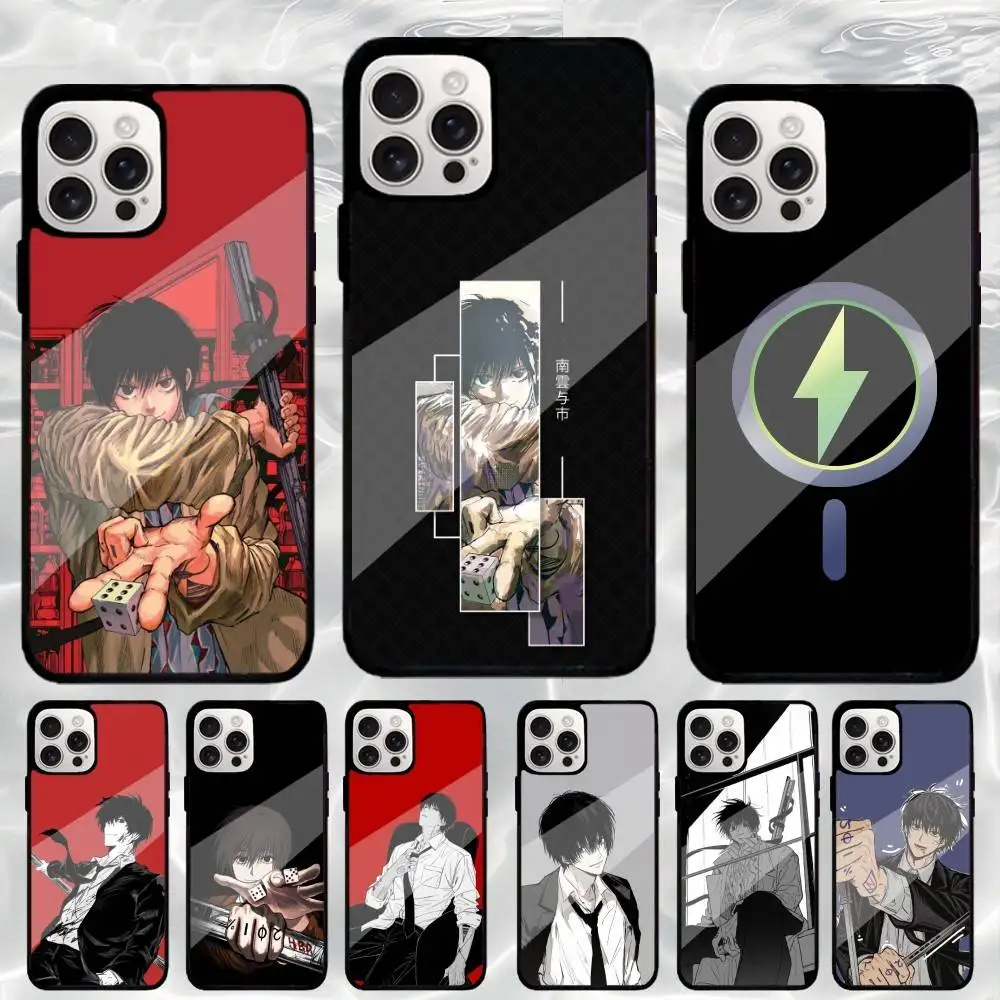 

S-Sakamoto Days Yoichi Nagumo Phone Case For iPhone17,16,15,14,13,12,11 Plus,Pro Max Magnetic For Magsafe Wireless Charging