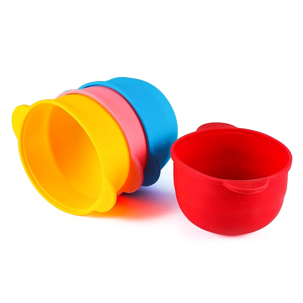 400ML Silicone Bowl For Wax Heater Heat-resisting Silica Gel Reusable Waxing Pot Hair Removal Wax Beans Microwave Heating Bowl