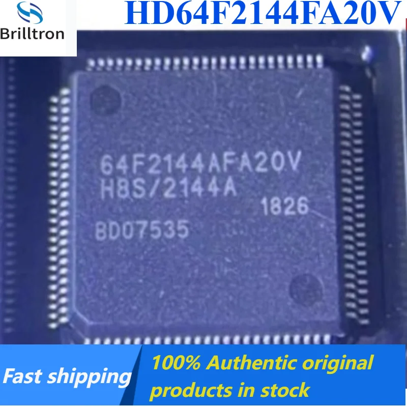 2-10PCS HD64F2144FA20V QFP100 16-bit Microcontroller 64F2144FA20V Brand New Original in Stock , Fast Shipping.