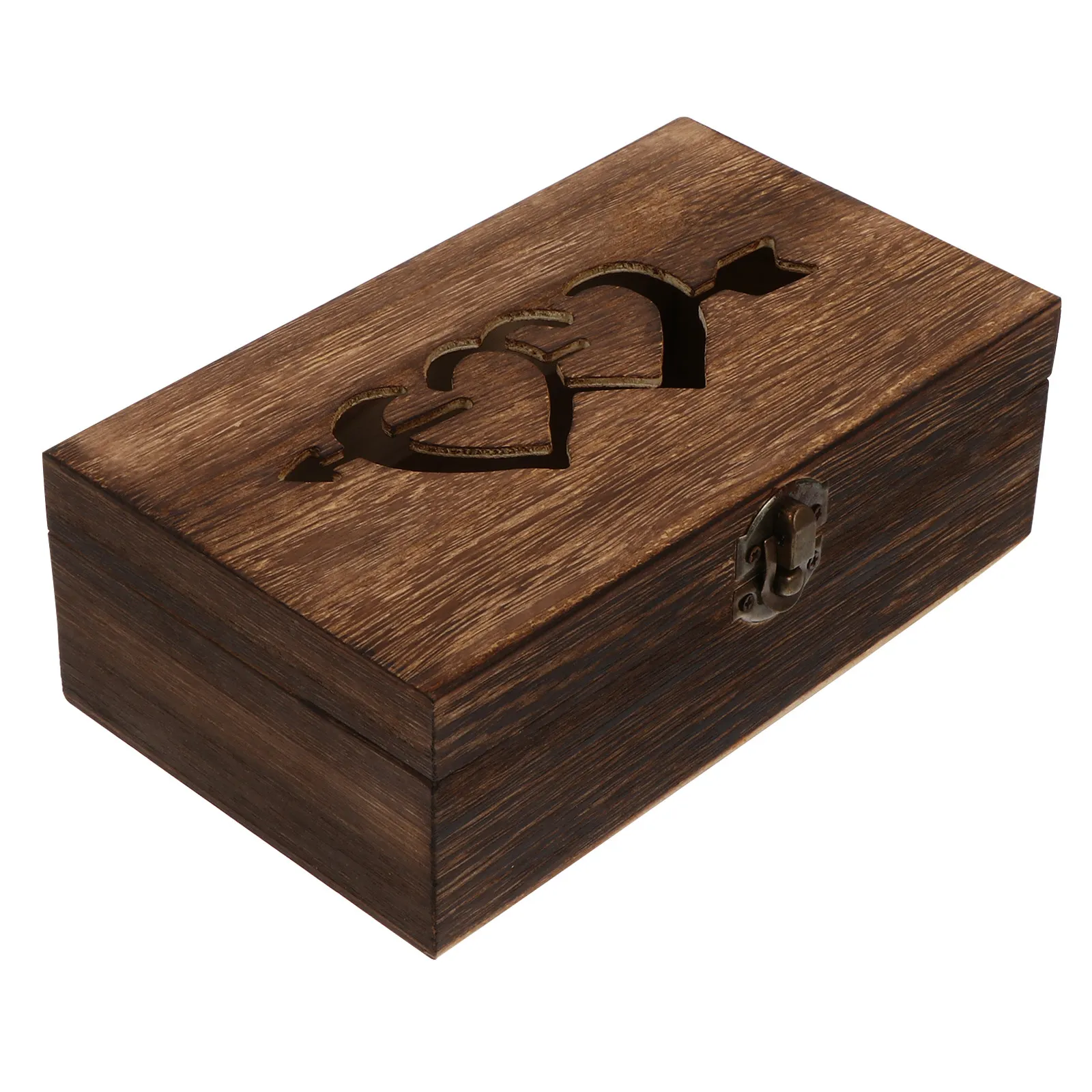 

Wooden Jewelry Box Walnut Color Rectangular Ring Bracelet Earring Storage Gift Box For Necklace Small Desktop Organizer Decor