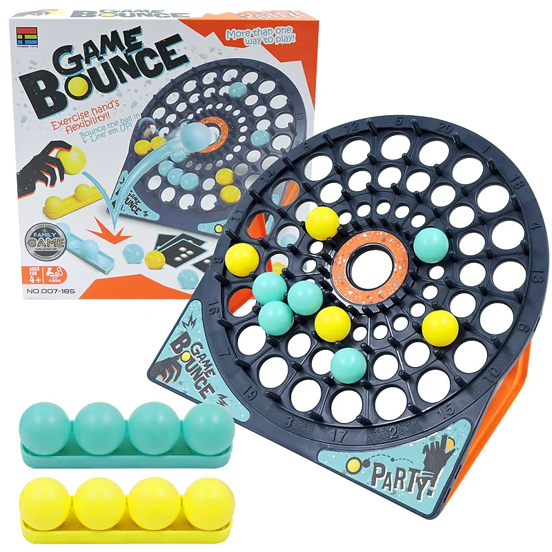 Bounce Ball Board Game Toys Multiplayer Competition Party Table Games Puzzle Toys Parent-child Interactive Ball Desktop Game Toy