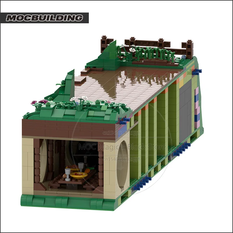 UCS Hobbiton Moc Building Blocks Unexpected Gathering And Display Stand Technology Bricks DIY Assembly Collection Toys Xmas Gift