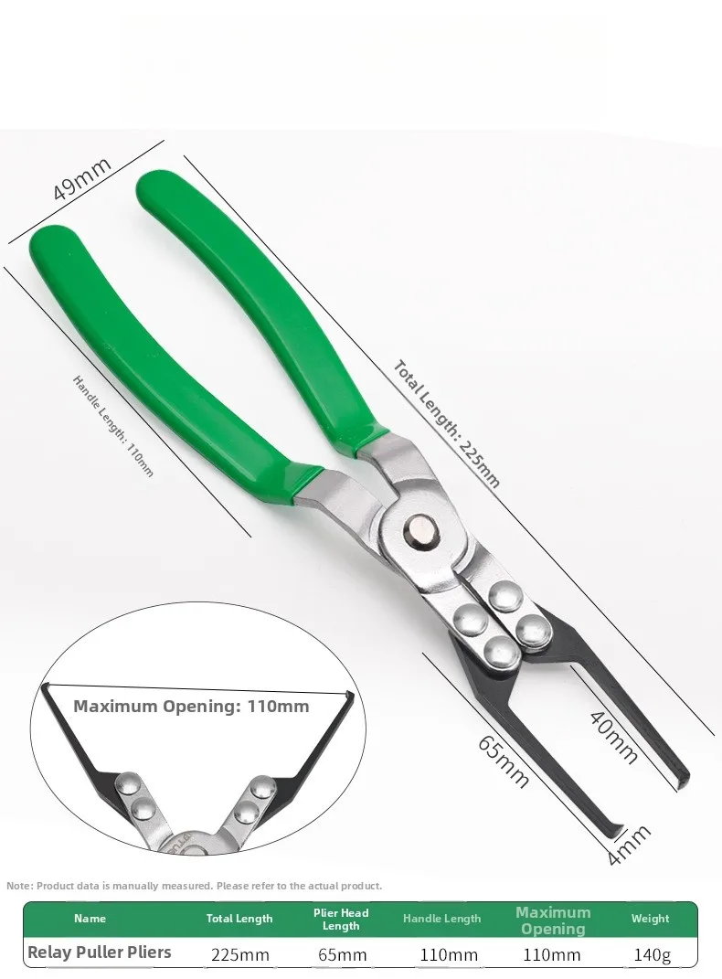 

Safety Clip Removal Pliers Carbon Steel Car Repair Tool Removal Pliers Automotive Relay Disassembly Clamp Fuse Puller Accessorie