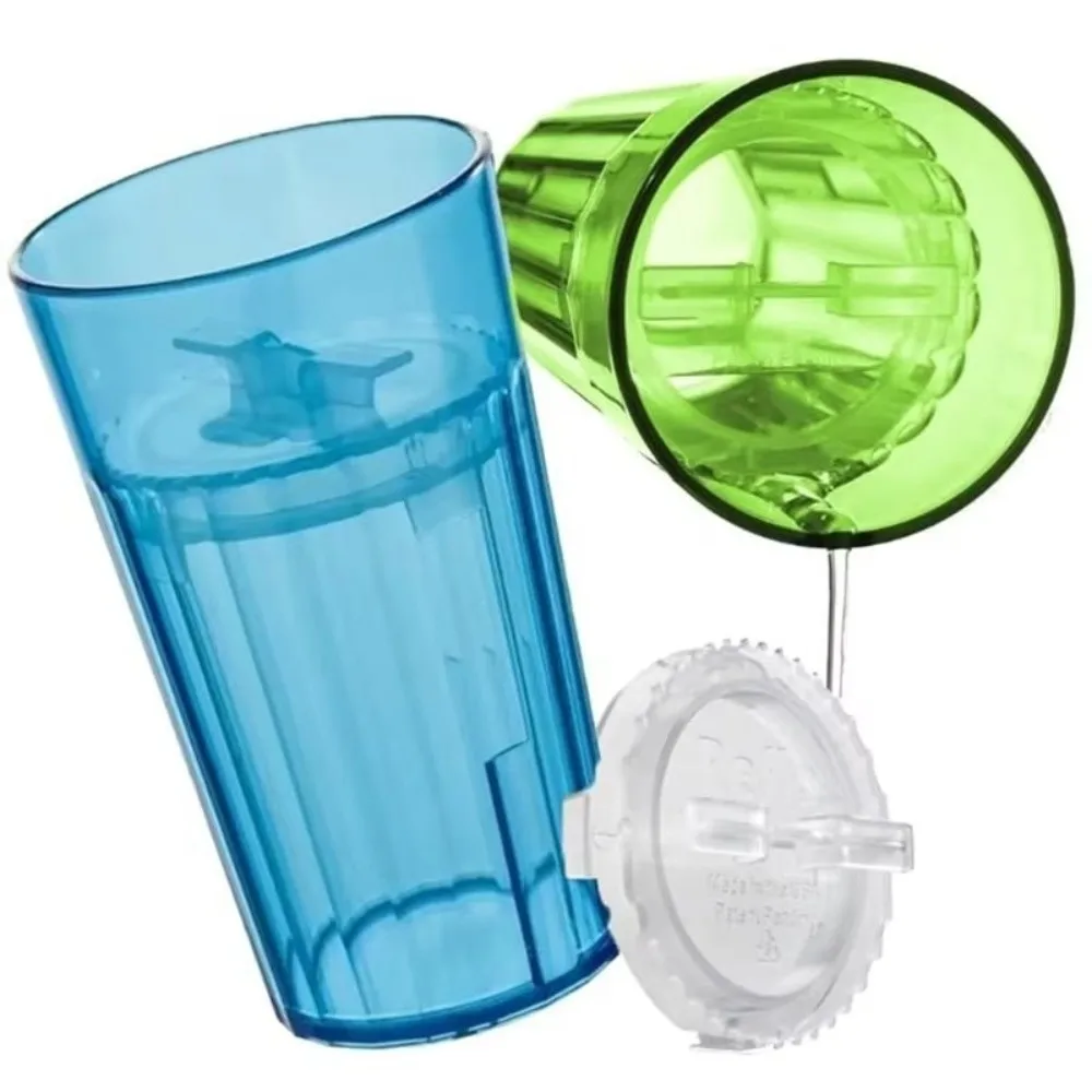 Slow-Spill Smart Cup Bundle Self-Feeding Anti-leakage Toddler Training Cup 360° Rim Flow-Control Weaning Training Cup Meal Time