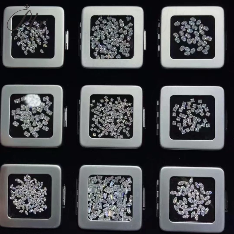Lab Grown Diamond Nahkampf 0,9 mm ~ 3 mm HPHT CVD DEF VS-VVS Runde lose Perlen im Brillantschliff für die Schmuckherstellung, Großhandel, hohe Qualität – Detail 34