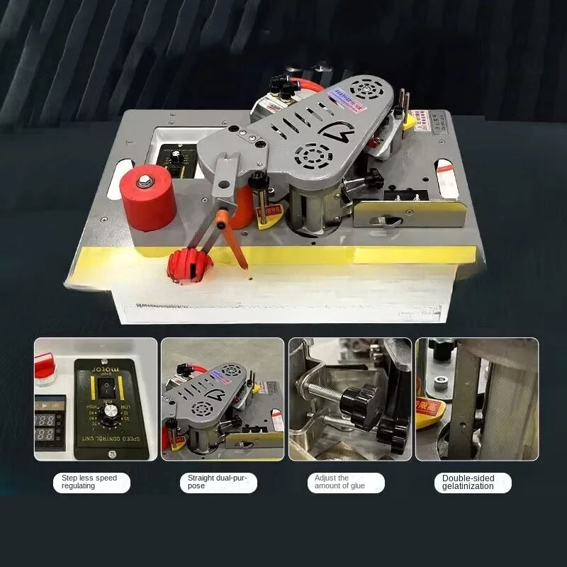 for 220V  Can Be Used With Saw Table 1200W Woodworking Portable Edge Banding Machine Home Improvement