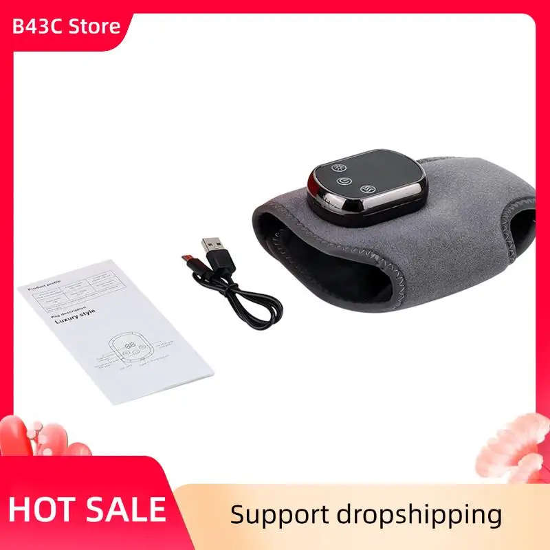 Masajeador de tobillo recargable por USB B43C, masajeador de tobillo con compresa de calor, Protector eléctrico de tobillo