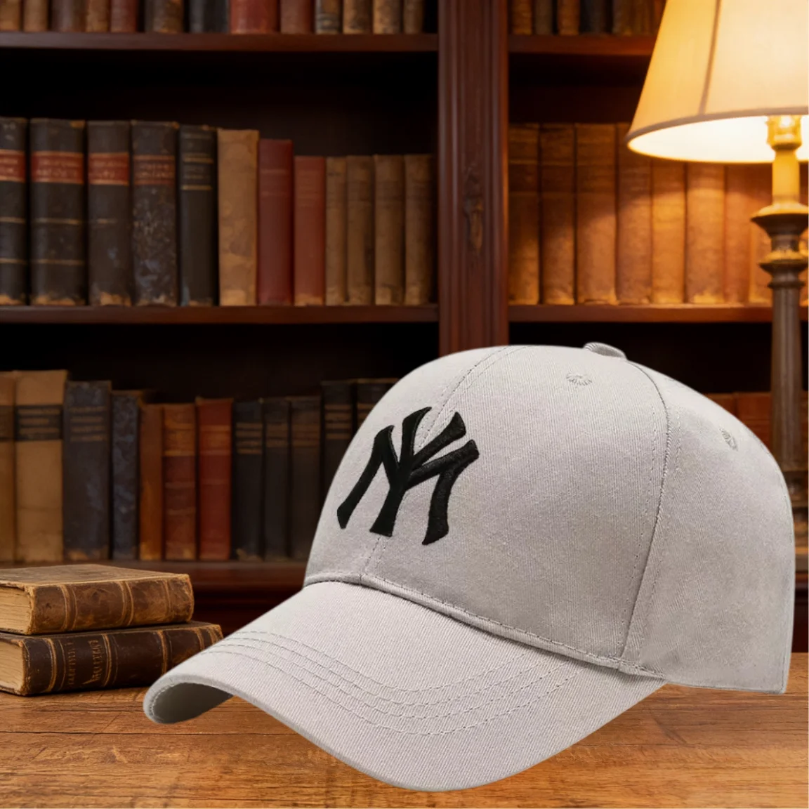 Unisex Baseballkappe mit NY-Buchstaben-Stickerei, Verstellbare Baumwoll-Dad-Mütze, Lässige Sonnenschutz-Schirmmütze für Männer und Frauen, Streetwear Sport – Detail 6