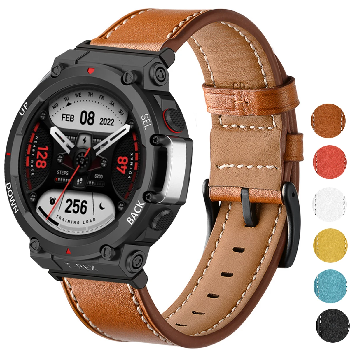 Leather Watchband S…
