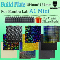 For Bambu Lab A1 Mini Build Plate Honeycomb Sheet PEI Textured PEO PET Spring Steel Sheet Double sided Printing A1 Mini HOTBED