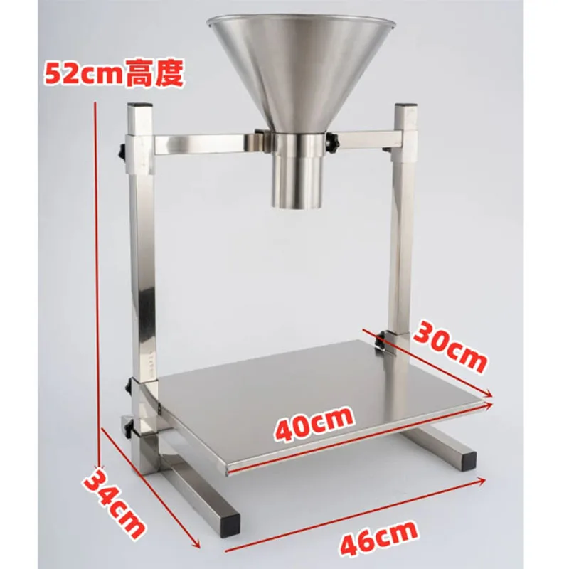 Adjustable Stand Stainless Steel Funnel Anti-spill Oil Filling Hopper, Large Mouth Food Packing Dispensing Tool