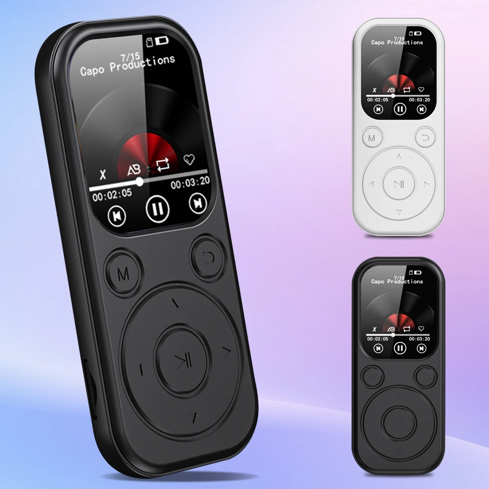 Многофункциональный MP3-плеер Bluetooth, порт Type-C, быстрая зарядка, версия Bluetooth 5.4, FM-музыкальный плеер для записи музыкального видео
