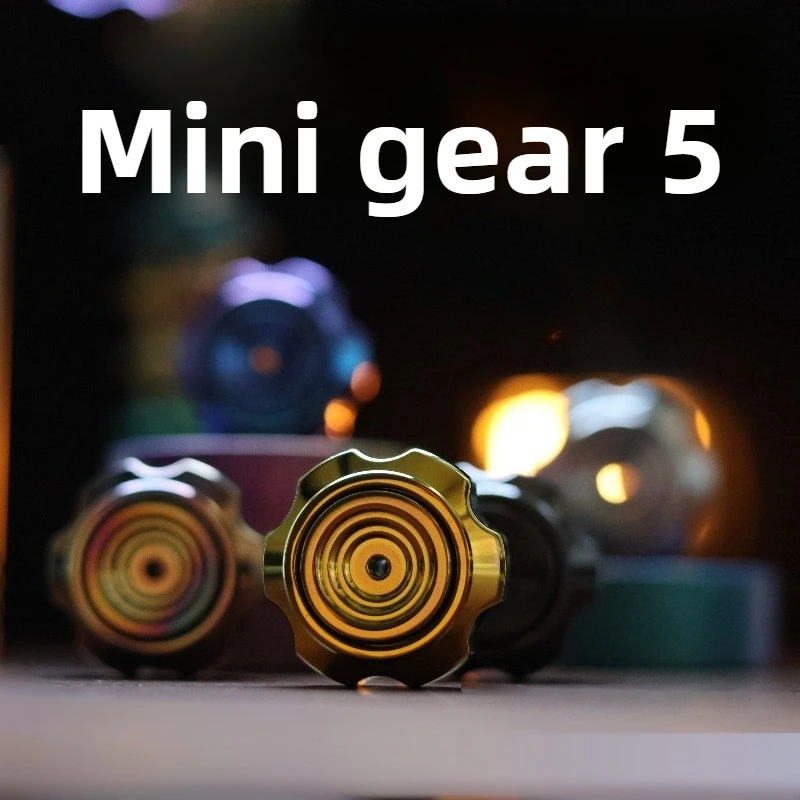 Xiaoyao Fushi EDC Gear 5Mini Mechanical Metal Fidget Spinner Decompression Desktop Toy
